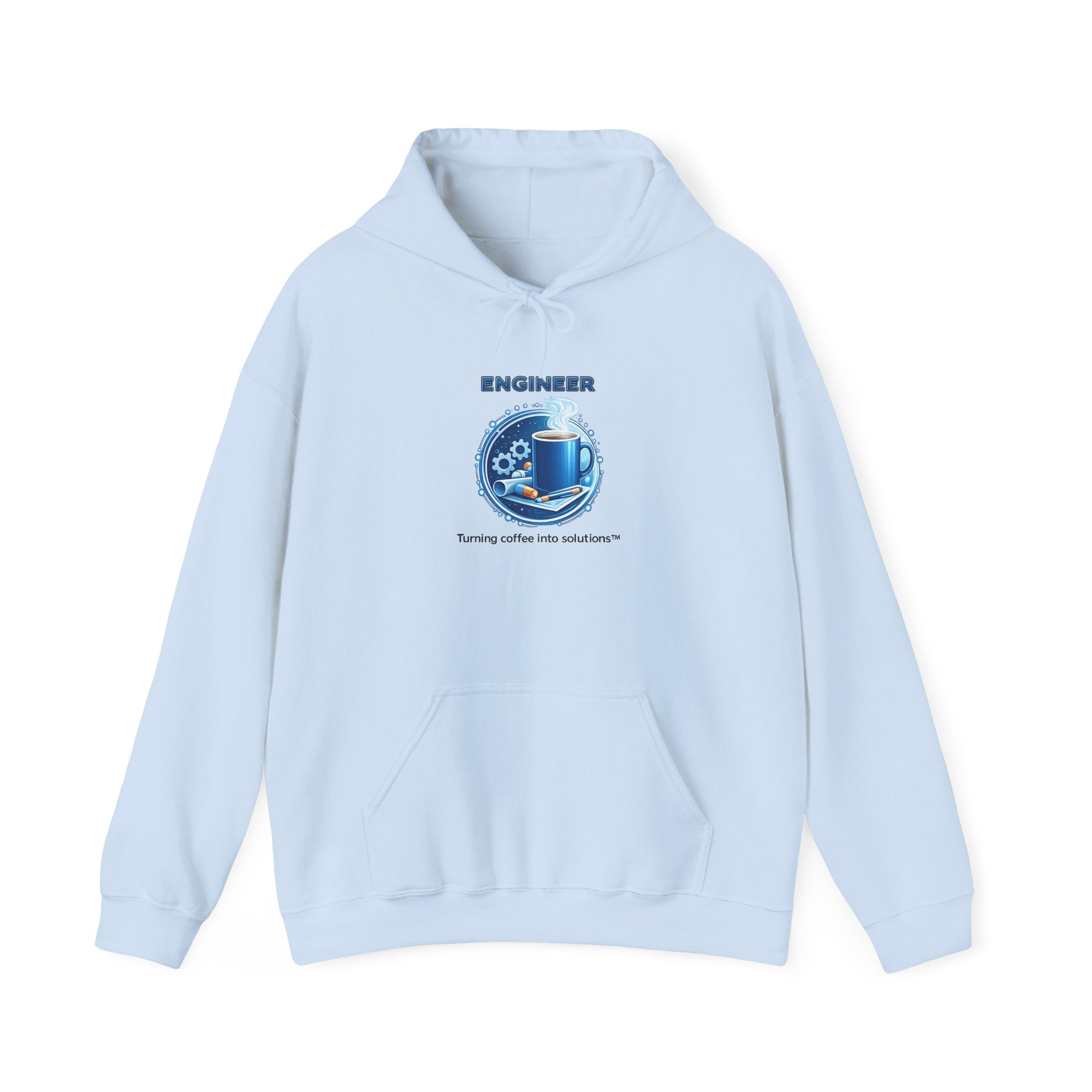 Engineer (Turning Coffee Into Solutions) - Unisex Heavy Blend™ Hooded Sweatshirt