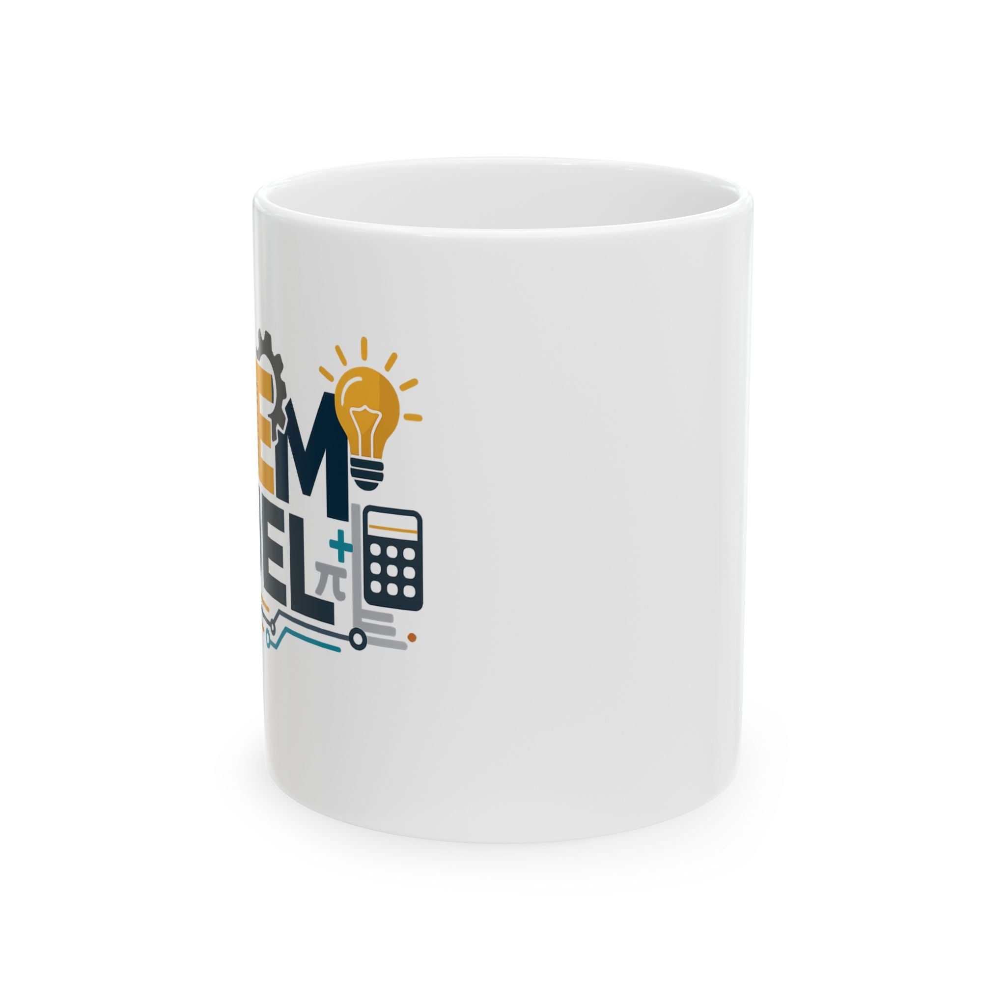 STEM Fuel Ceramic Mug — Science, Tech & Math Teacher Gift (11oz or 15oz)
