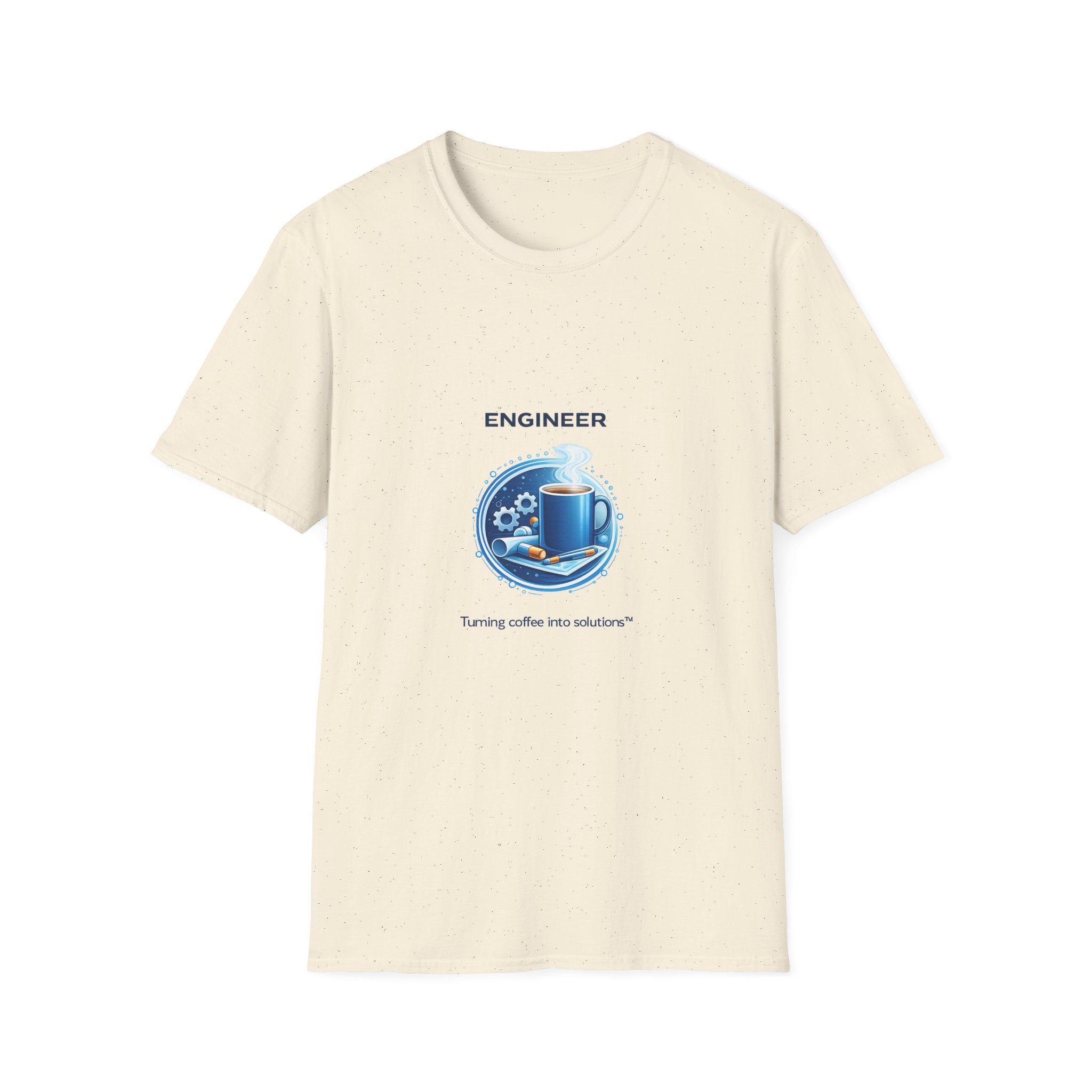 Engineer Turning Coffee Into Solutions T-Shirt — Graphic Tee