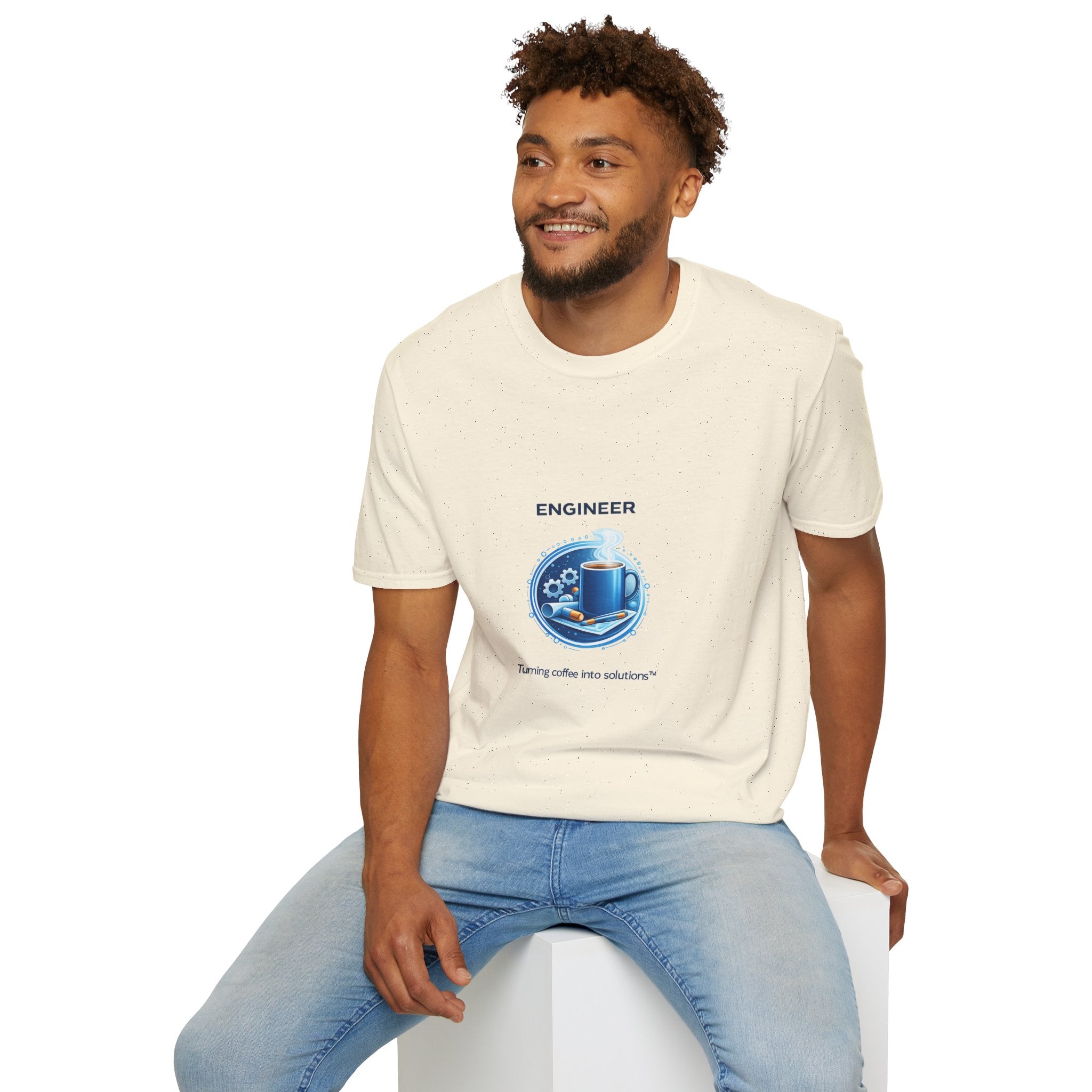 Engineer Turning Coffee Into Solutions T-Shirt — Graphic Tee