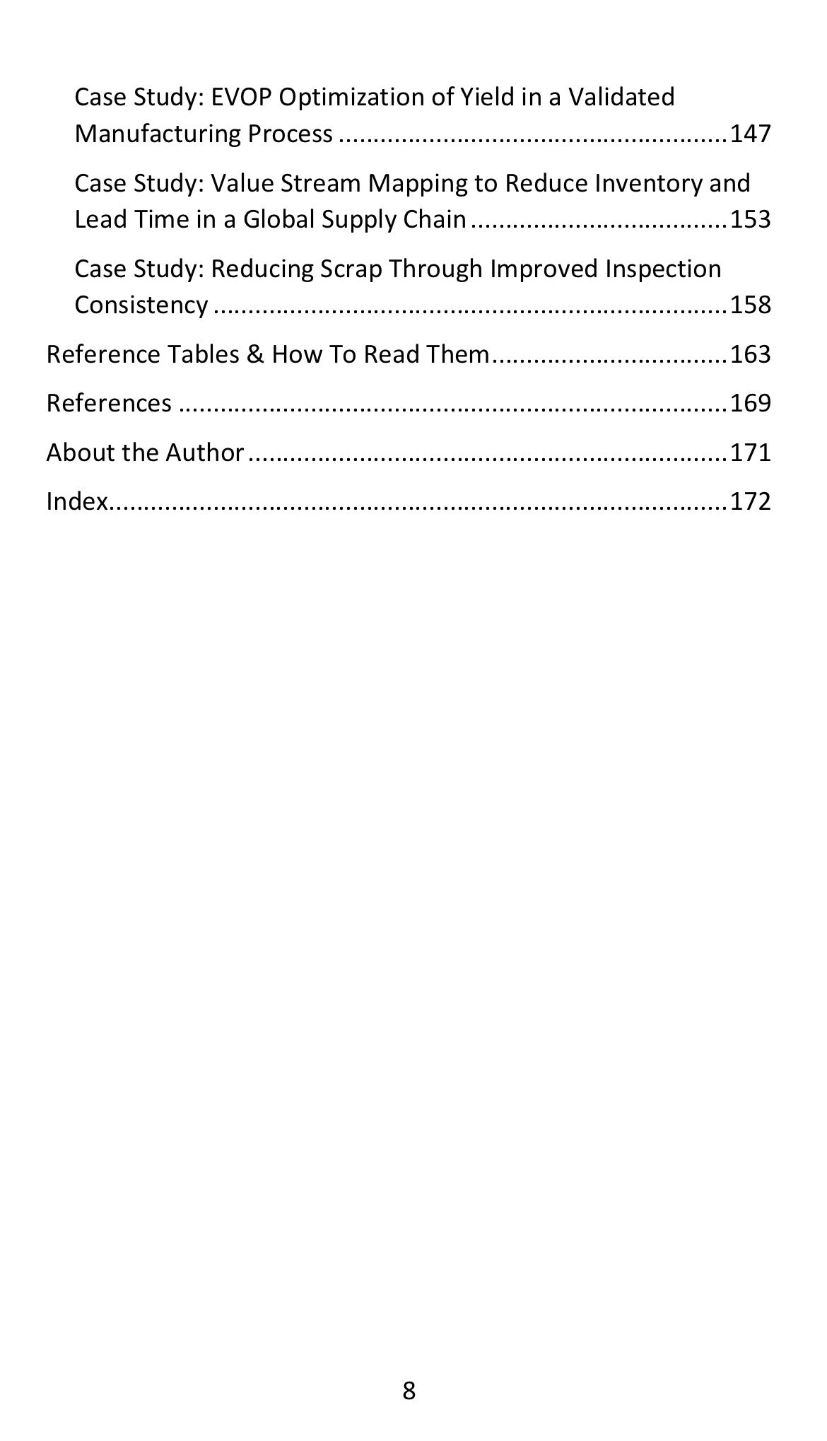 Bullet Point Lean Six Sigma